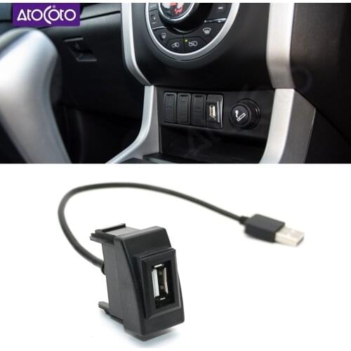 Car Wire Line Extension Lead USB Interface Adapter Cable for Isuzu D MAX MU-7 Charge Data Transfer Socket