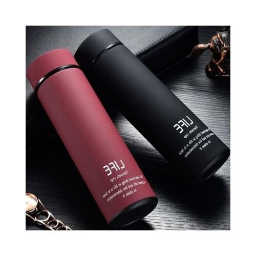 Fashion 450ML household hot water bottle vacuum bottle with filter stainless steel 304 hot cup coffee cup kettle office business