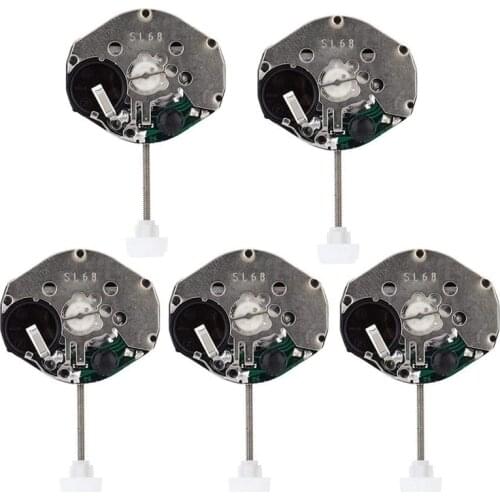 Watch Movement, 5Pcs SL68 Quartz Watch Movement Accessories Repairing Replacement Parts