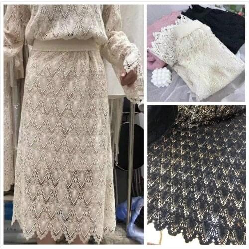 Net red lace water soluble milk silk embroidery home textile lace fabric width 130cm