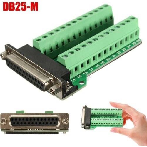 DB25 DSUB 25-pin Female RS232 Circuit Connector PCB 2 Row Terminal