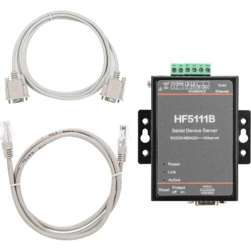 HF-5111B Serial Server 3 in 1 RJ45 RS232/RS485/RS422 to Ethernet Serial Server DTU