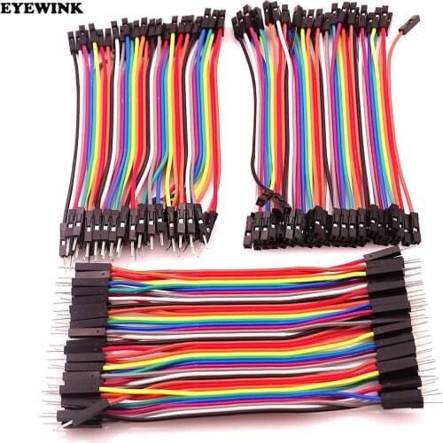 Dupont line 120pcs 10cm male to male + female to male and female to female jumper wire Dupont cable