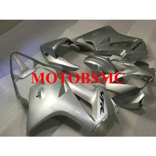 Motorcycle Fairing kit for HONDA VFR800 02 03 04 05 06 VFR 800 2002 2004 2005 2006 ABS Whole silver Fairings set+Gifts HW07