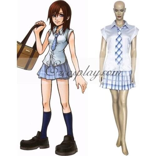 Kingdom Hearts 2 Kairi Halloween Dresses Set Cosplay Costume E001
