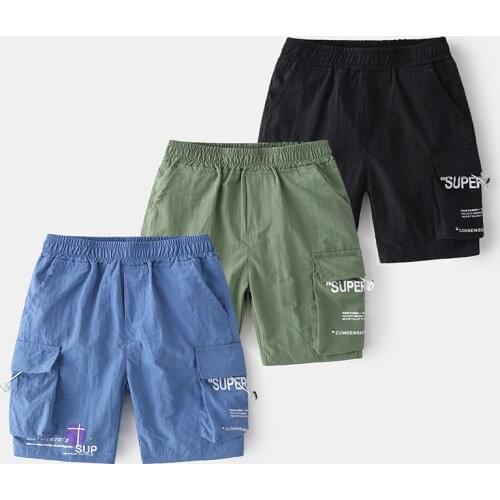 Summer Shorts For Boys Casual Children Pants Baby Shorts Loose Trousers Elastic Waist Kids Shorts