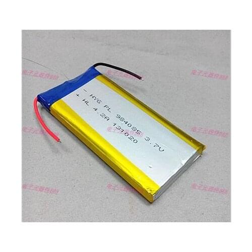 3.7V polymer battery 984085 104085 4200mah mobile power flat GPS PSP Rechargeable Li-ion Cell Rechargeable Li-ion Cell Batteries