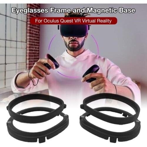 Magnetic Eyeglasses Frame For Oculus Quest VR Virtual Reality Headset Lens Protection Frame Quick Disassemble Without Lens