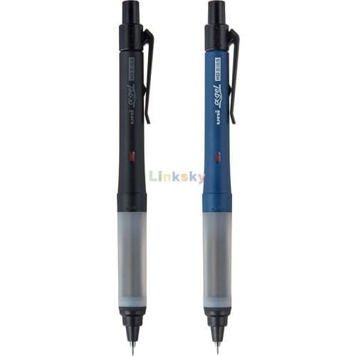 Uni Alpha-Gel Switch Mechanical Pencil, 0.5 Mm, Navy /black Body, M5-1009GG,switch Between "Kurutoga Mode" and "Hold Mode"