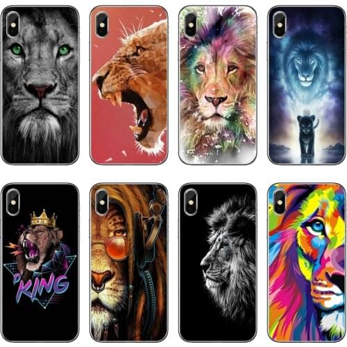 King Animal Lion TPU Soft Phone Case For Xiaomi Mi 11 Note 10 10T 9 9T 8 Pro A2 Lite A3 A1 Poco F1 F2 M3 X3 NFC