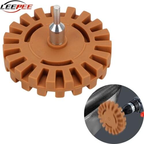 LEEPEE Car Rubber Eraser Wheel Stickers Decals Remover Polishing Tools Repair Paint Polisher Kit Motorcycle Auto Accessories