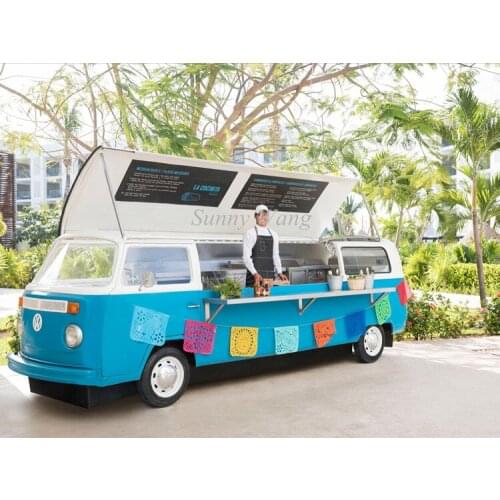 New Outdoor Mobile Bubble Tea Food Cart Buffet Van Cotton Candy Kiosk Clothing Truck For Sale