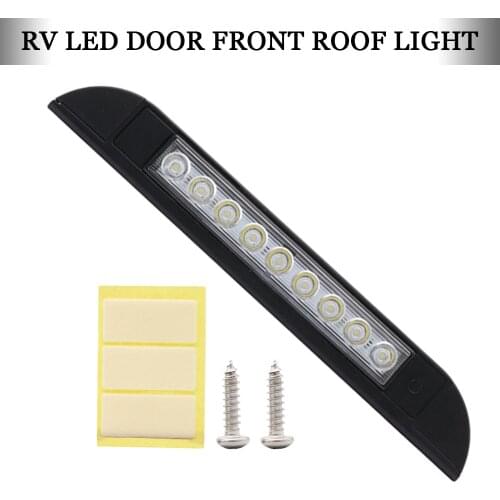 12-28V LED RV Yacht Indoor Ceiling Light IP67 Waterproof Motorhome Camper Caravan Exterior Light Bar Touch Switch Awning Lamp