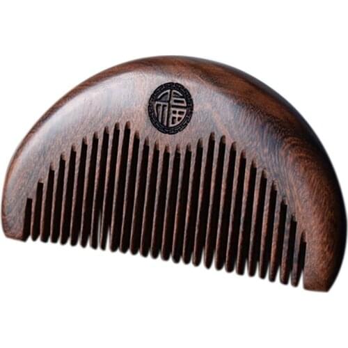 Hair Care Comb Anti-Static Handmade Natural Wood Wooden Carved Sandalwood Combs Pocket Comb Massage Comb Hair Comb