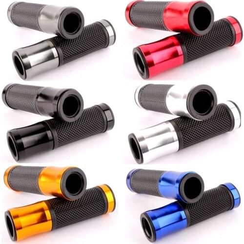 Evomosa Universal 7/8'' 22 mm CNC Motorcycle Handlebar Grip Handle Bar Motorbike Hand Grips For Chopper Cruiser Cafe Racer New