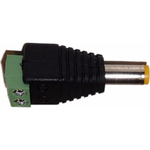 10 pcs 5.5mm x 2.1mm DC Power Male Jack Adapter Plug Connector for CCTV Camera