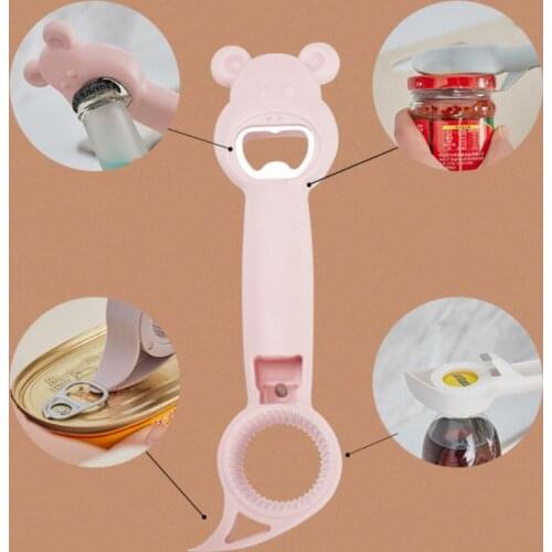 2/3/5pcs Multi-purpose Bottle Opener Creative Beverage Lids Off Jar Opener Ideal For Seniors & People Multipurpose Kitchen Tool