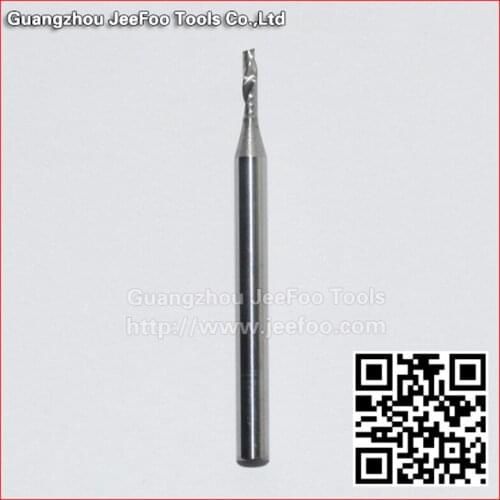 3.175*1.5*6 Carbide endmill one flute spiral CNC router bits/one spiral flute bits /CNC Cutting Bits