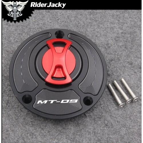 Keyless Motorcycle Fuel Gas Tank cap Cover For Yamaha MT 09 MT09 MT-09/FZ-09/SR (Not FJ-09) 2014-2020 2015 2016 2017 2018 2019