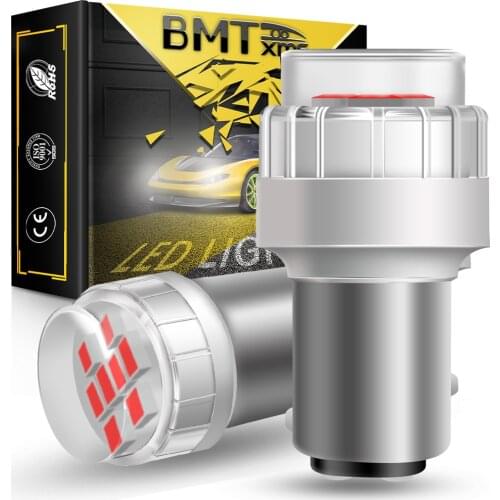 BMTxms Vehicle Canbus 2Pcs 1157 BAY15D BAZ15D BAW15D LED Brake Light P21W/5W Car DRL Daytime Running Backup Stop Lamp