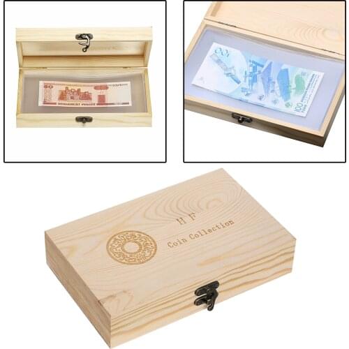 Paper Money Storage Case Holder Album Banknotes Currency Collection Box Save Space