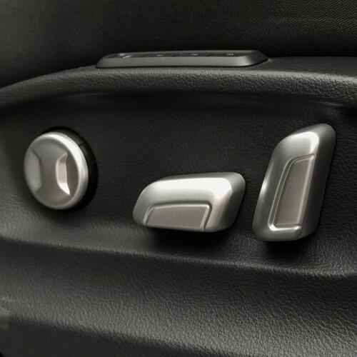 For Skoda Superb Car Styling Auto Accessories 2016 2017 2018 ABS Chrome Car Seat Adjustment Switch Cover Trim