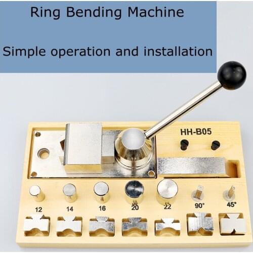Stainless Steel Wire Ring Press Brake Press Brake Manual Bender Gold Silver Copper Bar Roll Round Press Round Shaper