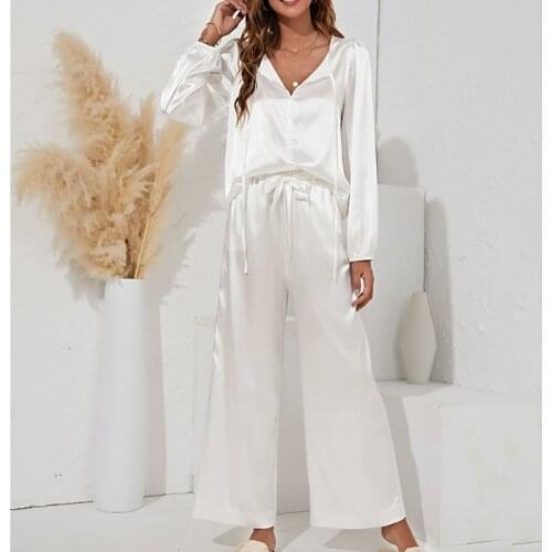 Litthing Women's Silk Pajamas