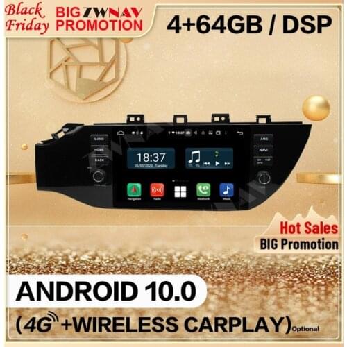 128GB Carplay 2 Din For Kia K2 RIO 2017 2018 2019 Android 10 Screen Multimedia Player Audio Radio GPS NaviHead Unit Auto Stereo