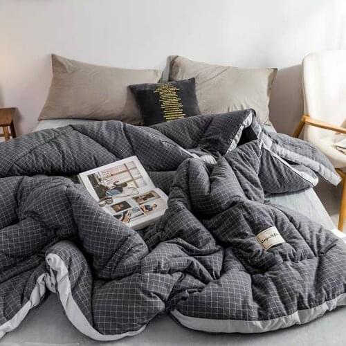Soft comfortable Winter bedroom Quilting duvet students dormitory single/double thick Warm quilted bedding comforter blankets