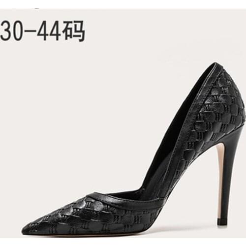 2021spring new shallow mouth stilettos all-match pointed banquet dress womens singles fashion small size large size work sandal