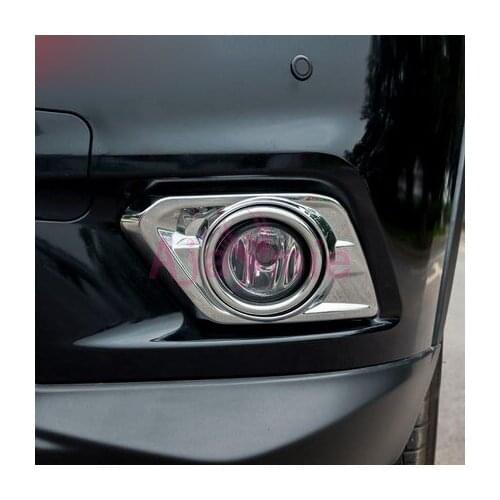 Reflector Fog Light Lamp Cover Sticker Decoration Moulding Trim 2014 2015 2016 For Nissan X-trail Xtrail X Trail Accessories