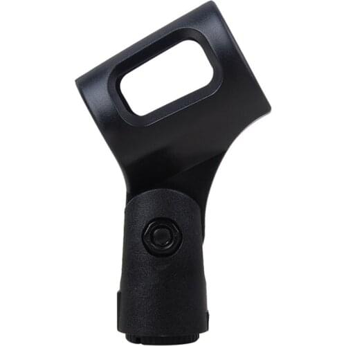 Plastic Microphone Clip - Large Barrel Style Universal Microphone Clip Holder for Stand with 5/8" Male to 3/8" Female Adapter