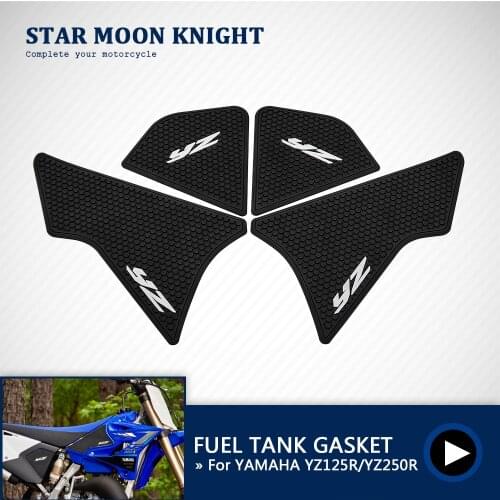 Motorcycle Anti slip Tank Pad 3M Side Gas Knee Grip Traction Pads Protector Sticker FOR YAMAHA YZ 125 R YZ 250 R 2 STROKE 2020
