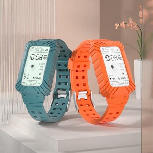 For Huawei Watch 6 Strap Universal Honor 6 Silicone Replacement Strap Soft Bracelets Screen Protector Watchband Integrated