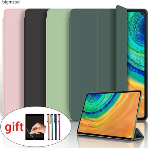 Smart Case For Huawei MatePad T10S 10.1/T10 Leather Stand Cover For Huawei MediaPad T5 10 10.1" AGS2-W09/L09/L03/W19 Tablet Case