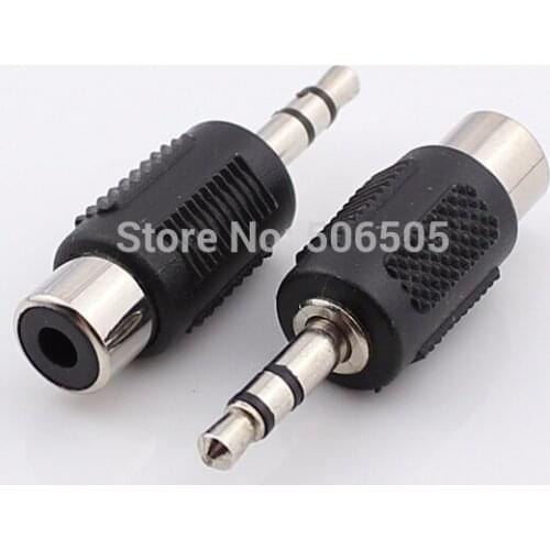 High Quality 3.5mm audio plug to RCA socket 3.5 Adapter