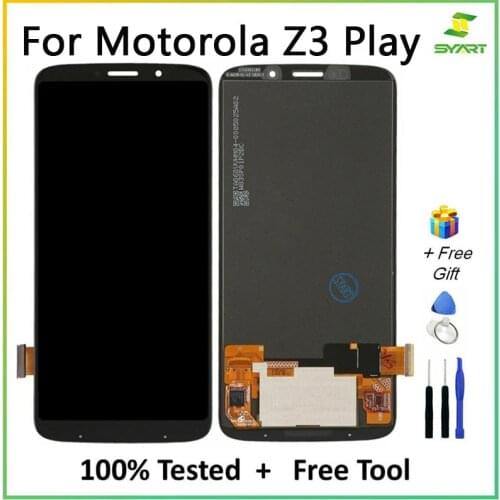 100% Tested LCD Screen For Motorola Z3 Play LCD Display Touch Screen Digitizer Assembly For Moto Z3 Play XT1929