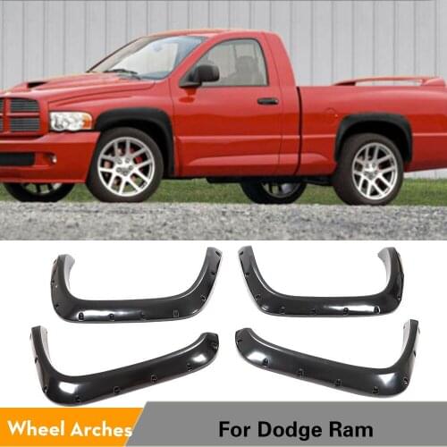 Car Wheel Arches Fender Flares Mudguards Trims For Dodge Ram 1500 2500 3500 1994 - 2002 Wheel Arches Fender Flares Trims