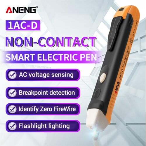 ANENG 1AC-D Non-contact Test Pen Electric Indicator 90-1000V Induction Test Pencil Voltmeter Voltage Probe Power Detector Tester