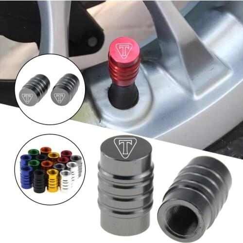 For Triumph TIGER 800 XC/XCX/XR/XRX Aluminum Wheel Tire Valve Stem Caps Airtight Covers
