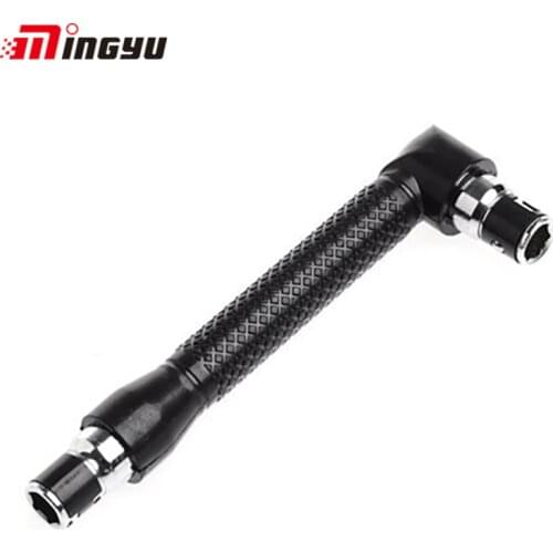 MINGYU L-shape Double Ended Mini Socket Torque Wrench Screwdriver For 1/4 Inch Shank Bits Utility Tool For Home Repairing Tool