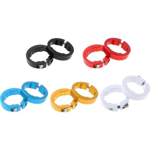 2pcs Lock Ring for Cycling Bicycle Bike Handlebar Grips Locking On Cycle Handle Bar Cover Grips End Fixed Rings for 22.2mm grips