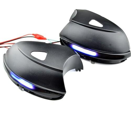 Flashing Water Rearview Side Mirror Dynamic Sequential Blinker For VW Passat B7 CC Scirocco Jetta MK6 EOS LED Turn Signal Light