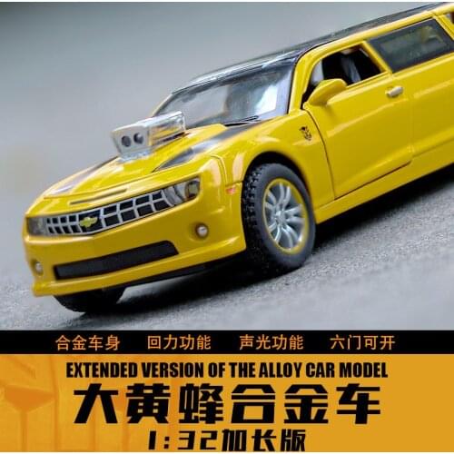 New 1:32 Extended Hornet Chevrolet Camaro Alloy Car Model Diecasts & Toy Vehicles Toy Cars For Children Gifts Boy Toy
