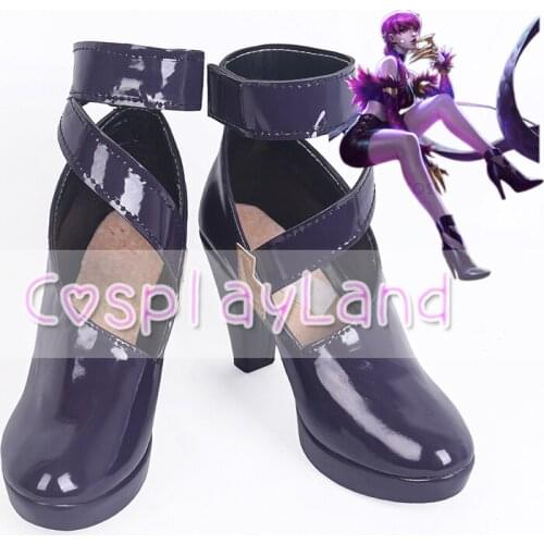 Game LOL KDA Evelynn Agonys Embrace Cosplay Shoes Boots Cosplay Costume Accessories For Women Shoes Custom Made