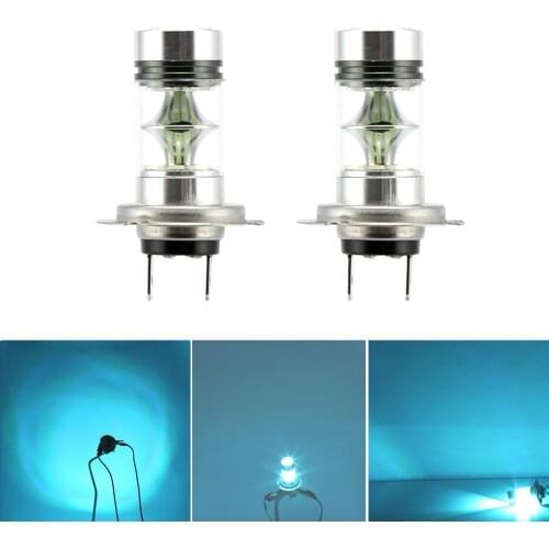 Par De Lampada H1 H3 H4 H7 H8 H11 9005 9006 20*5W Led SAMSUNG Chips 100w Efeito Super brilhante azul gelo azul Farol Milha Fog