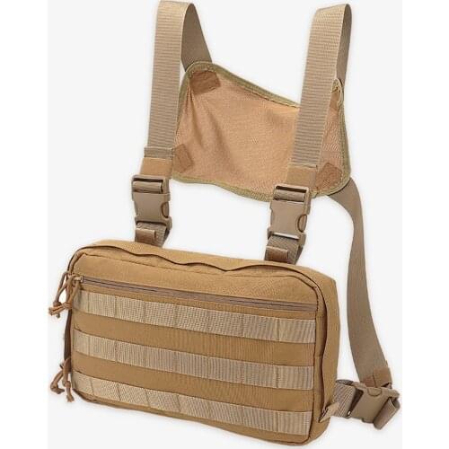 Tactical Chest Rig Bag Multi-Functional Molle Fanny Pack Military Army Hunting Shoulder Vest Bag