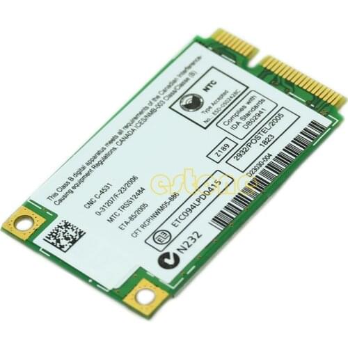 High Quality High Speed Dual-Band 2.4/5 GHz 802.11 a/b/g Internal Wireless-N WiFi Card Network for HP/for Compaq Laptops