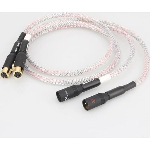 Pair High Quality Valhalla series Audio Interconnect Cable Hifi Balance Audio Cable